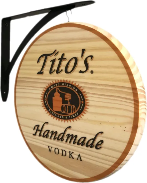 Tito's Handmade Vodka - 2 Sided Pub Sign