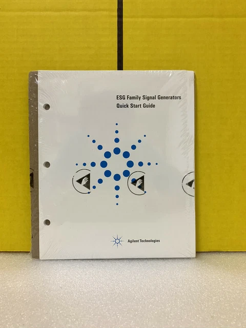AGILENT ESG FAMILY Signal Generators Quick Start Guide EUR 36,51 ...