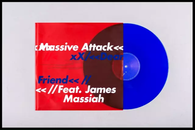 Massive Attack "Dear Friend"  Blue Colored 12" Maxi Vinyl New Only 1000Ex/ Neuf 2