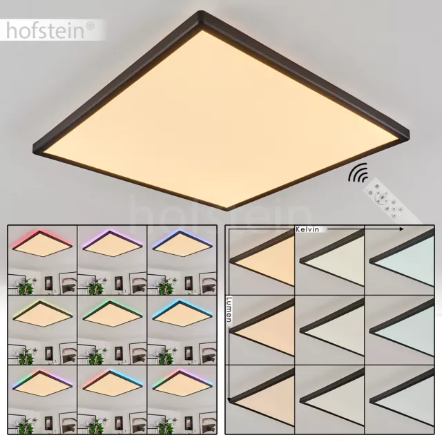 LED Fernbedienung Decken Lampe Panel dimmbar Flur Wohn Schlaf Zimmer Leuchte RGB