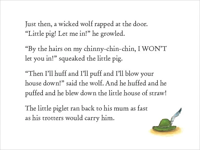 THE THREE LITTLE Pigs and the Big Bad Wolf (Axel Schefflers Fairy Tales ...