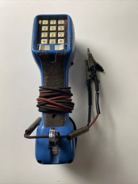 Vintage Harris-Dracon TS21 Lineman Blue Touchtone Phone Test Set (Not Tested)
