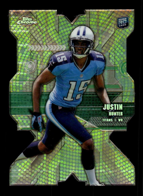 Justin Hunter RC 2013  Topps Chrome Die Cuts #RDC-JH Titans MINT OR BETTER