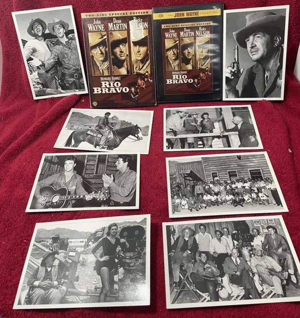 Rio Bravo DVD 2-Disc Set The John Wayne Collection with 8 Photos & Bonus DVD
