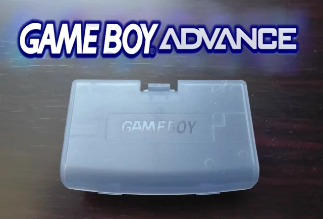 Cache Piles GameBoy Advance Glacier Violet clair GBA Battery Cover Clear Purple