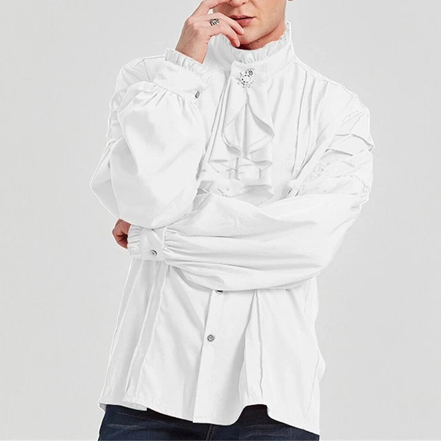 Camicia Stringata Nera Per Bambini - Vestito Medievale Pirata Rinascimento Taglia Unica
