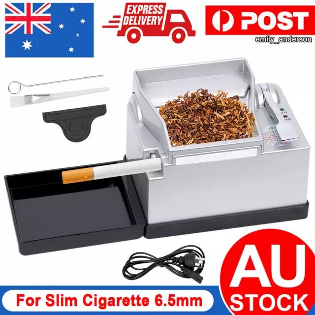 Cigarette Automatic Machine Tobacco Rolling Maker Roller Electric Injector Tube