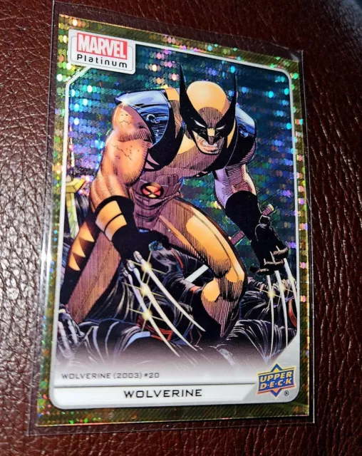 2022/2023 Upper Deck Marvel Platinum Seismic Gold 6/10 Wolverine #182