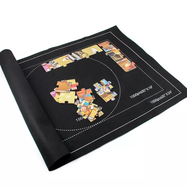 Puzzle Mate Portapuzzle 1500 Pcs Jumbo Jigsaw Board Storage Mat Pads Fun  Game US