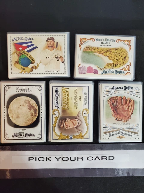 2018 Allen & Ginter Inserts "Pick Your Card"