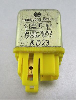 95-05 Multi-Use 3-Pin Relay Deco 84130-05000 Korea 12V 20A DX23 734-Ssangyong