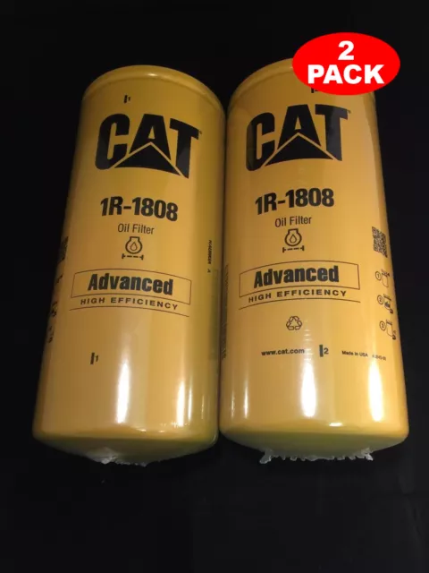 2 Pack NEW CAT 1R-1808 FILTER AS / CATERPILLAR OEM 1R1808