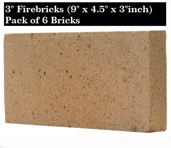 4.5 in. x 9 in. Fire Brick (6-Pack)