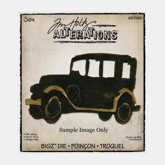 SIZZIX TIM HOLTZ ALTERATIONS BIGZ DIE ~ OLD JALOPY - (Not In original Packaging)