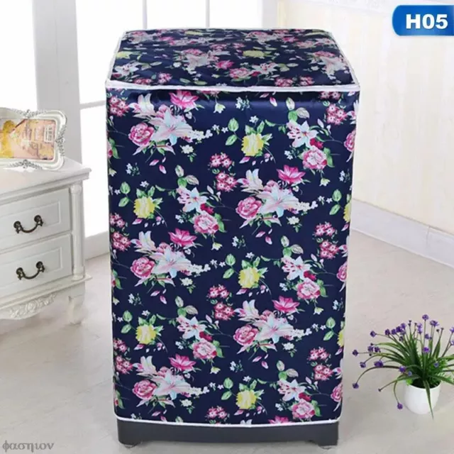 Washing Machine Cover For Washing Machine Waterproof Case Sunscreen Dust Cover