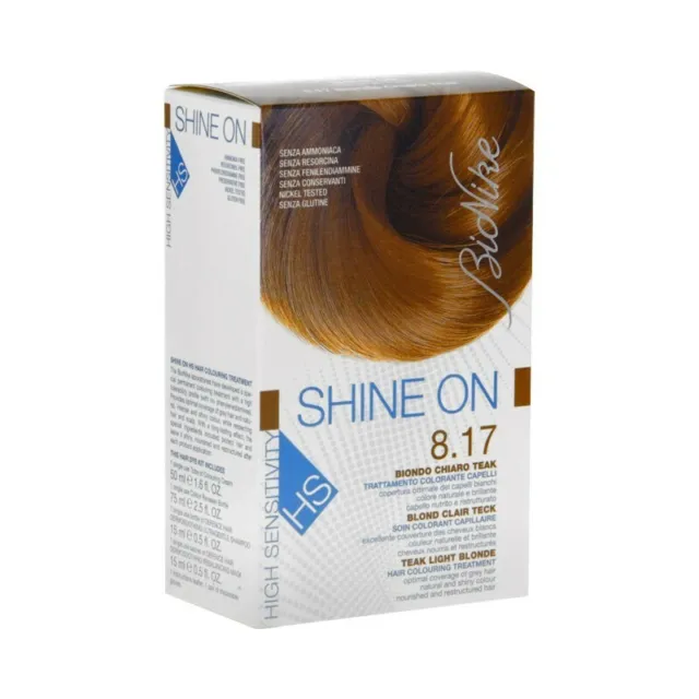 BIONIKE Shine On Hs - Hair Colouring Treatment n. 8.17 Teak Light Blonde