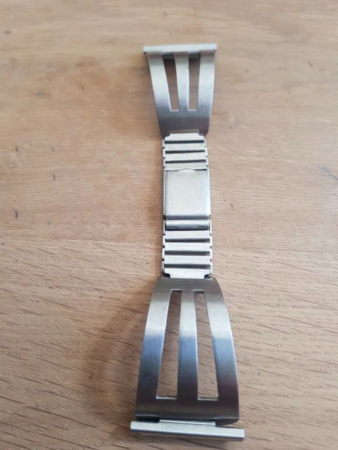 Partie De Bracelet Montre Acier Vintage Lip Des Années 1970 Modèle Baschmakoff