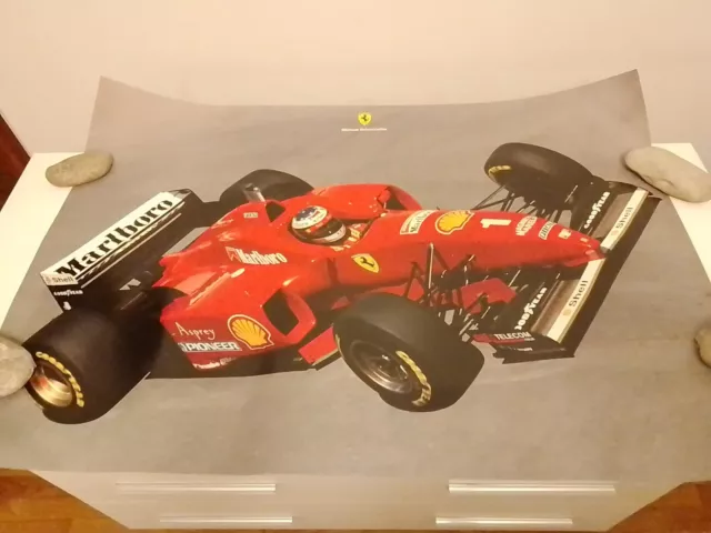 Ferrari M.Schumacher  ,1996 poster ufficiale FERRARI ( Puntografico BS ) 1079/96
