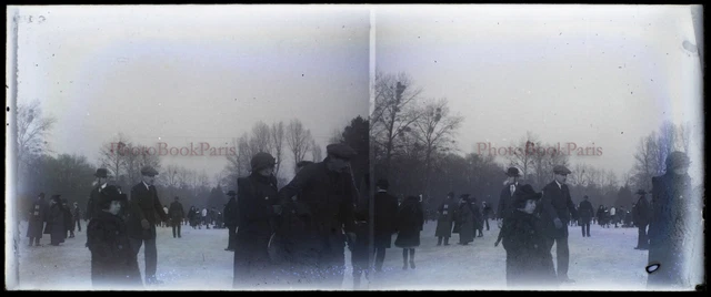 FRANCE Family NEGATIVE PHOTO Amateur Stereo Glass Plate VR22L11n12