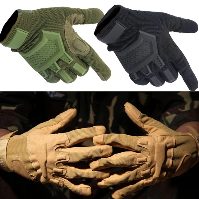 Tactical Full Finger Gloves Army Military Combat Shooting Hunting Sniper Mittens