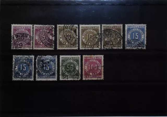 Italy Revenue Stamps 20537