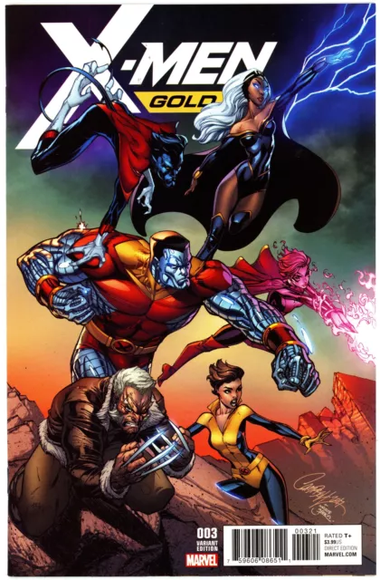 X-Men: Gold (2017) #3B NM- J Scott Campbell 1:25 Variant Cover