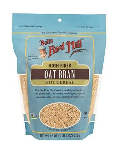 Bob's Red Mill Oat Bran Hot Cereal, 18-ounce