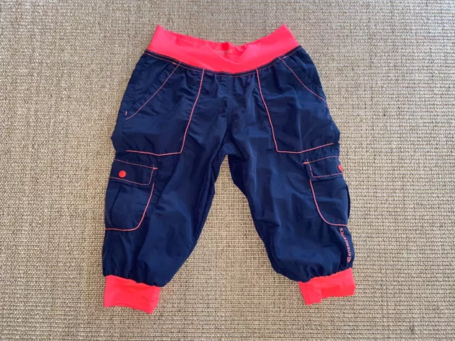 ENERGETICS (Intersport) Kinder Cargo Hose Gr 128 dunkelblau + neonorange