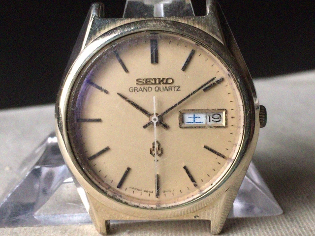 グランドクオーツ　CAP GOLD 4843-8110 Grand Seiko 仕上げ済み グランドクオーツ セイコー 4843 8110