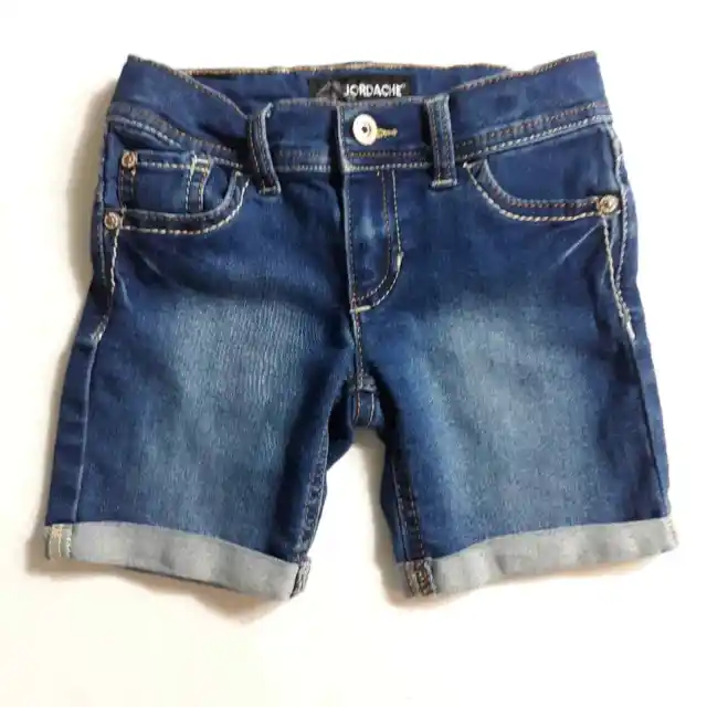 Jordache Girl's Size 5 Distressed Denim Jeans Shorts