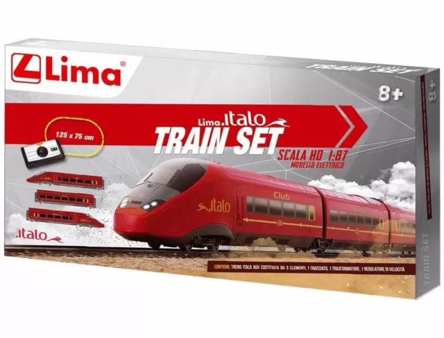 Set De Départ Lima H0 1:87 - Train De Marchandises + Pont Mobile - DB V160 - Vintage