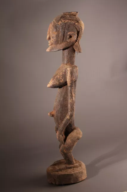 12364 Old Figure One Dogon Ancestor Mali 24 3/8in 3