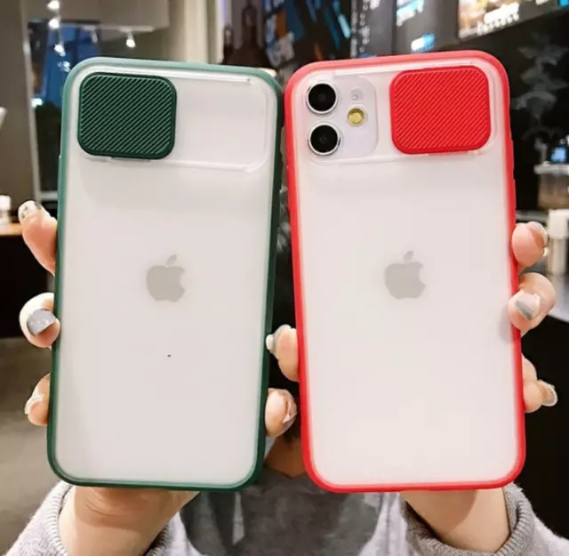 Cover per Apple iPhone 7/8 X xs Max Slide Bumper Copri fotocamera Protezione