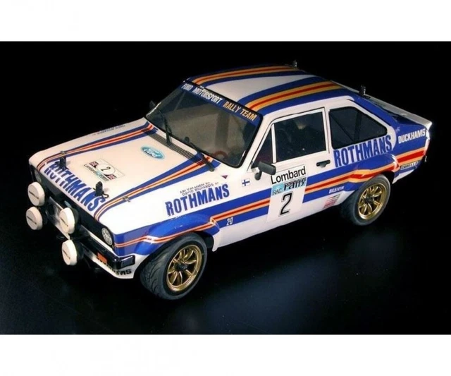 Modèle Réduit Bburago Ford Escort RS 1800 – Échelle 1:24 – Couleur Noire – Vintage, Rare – Fabriqué En Italie – Occasion