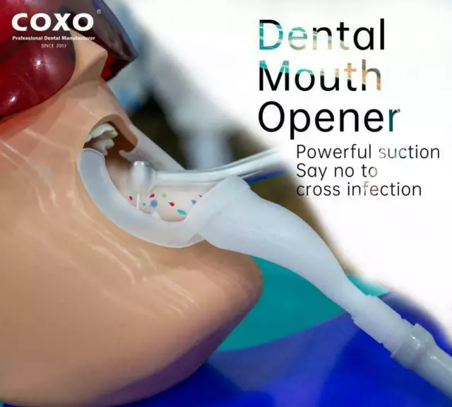 COXO Dental Mouth Opener Cheek Lip Retractor Suction Oral Droplets Aerosol 20PCS