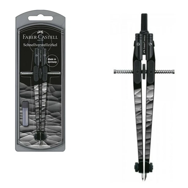 Compasso Professionale COMPASSO BALAUSTRONE PROFESSIONALE faber castell per disegno tecnico ...