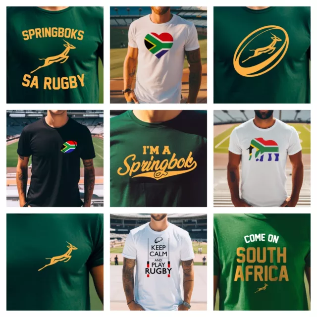 South Africa Rugby Jersey Springboks Bok Febok 2019 Gift T-Shirt South Africa Rugby Jersey Springboks Bok Febok 2019 Gift T-Shirt