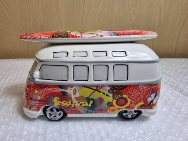 vw camper van ceramic money box