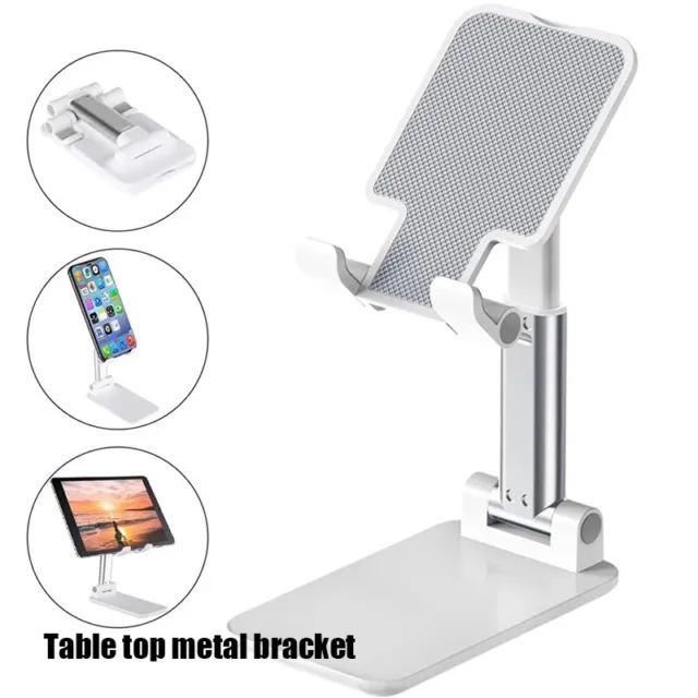 Adjustable Cell Phone Tablet Stand Desktop Holder Mount Mobile Phone iPad iPhone