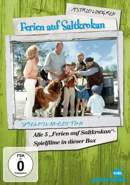 5 DVD-Box * FERIEN AUF SALTKROKAN - MB - TEIL 1-5  # NEU OVP §