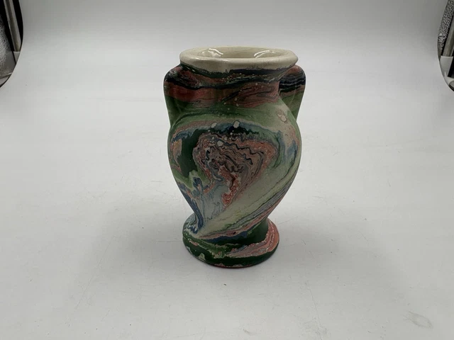 VINTAGE NEMADJI NATIVE Clay Pottery Vase 3 1/2