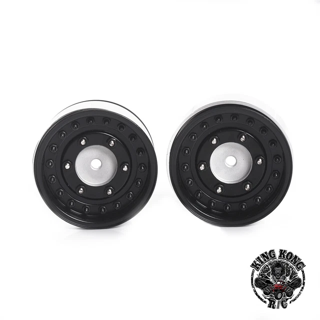 Ruota Anteriore In Metallo 1.75 Con Mozzo Non Motorizzato Per Tamiya 1/14 RC - Kinkong RC