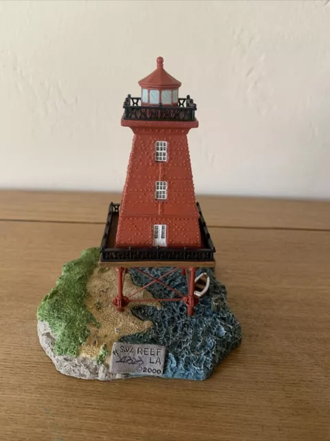 Harbour Lights #530 Southwest Reef  Lighthouse 2000 COA Pristine, Exclusive