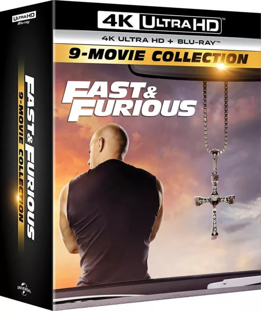 FAST & FURIOUS Cofanetto 9 Film 4K - The Fast Saga (18 BLU-RAY 4K + Blu-ray)