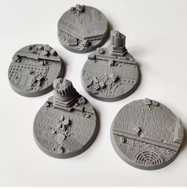 32mm Resin Bases MULTI-LISTING: 25mm, 28.5mm, 32mm, 40mm, 50mm 40k Warhammer