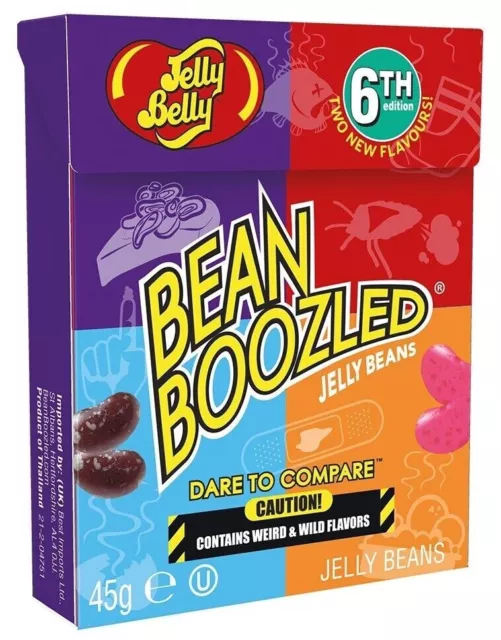 Jelly Belly Bean Boozled 6th Edition 45g Refill Candy Jelly Beans Crazy Flavours