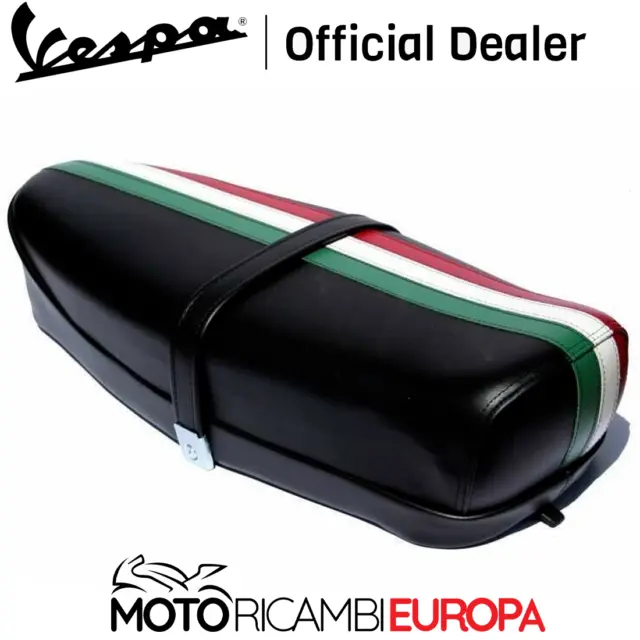 Sella Vespa50 Special 50 Elestart 50R 50L 50N Con Levetta Tricolore Posteriore