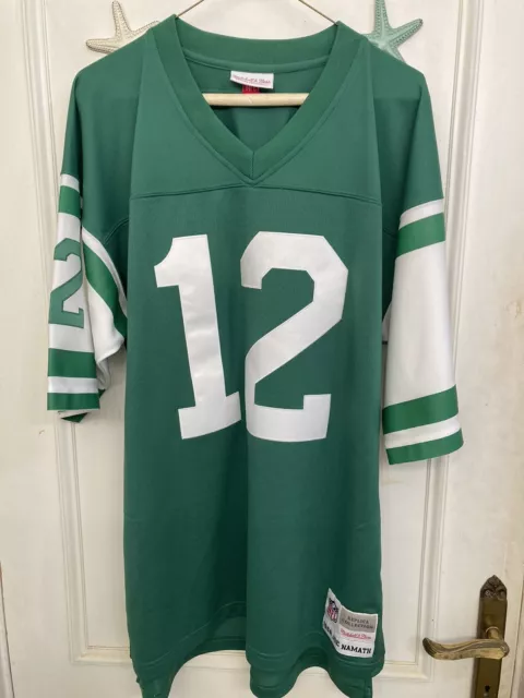 Jersey NFL Replica Collection Mitchell & Ness 1968 Joe Namath #12 Size 44 Large