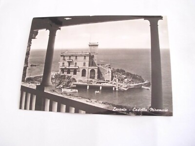 Levanto Castello Miramare spedita f La Spezia 1956 g 