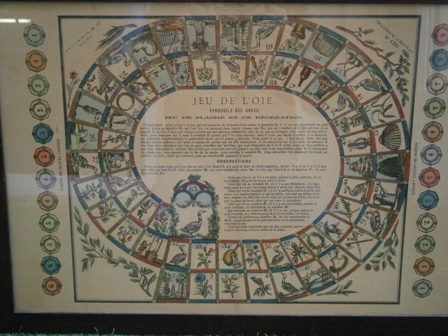 Jeu De L'oie Musical Alphonse Leduc - Complet - Années 80 - Plateau Bois Et Oies Métal